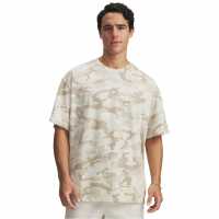 Under Armour Men's Short Sleeve Performance Gym Top Stone/White 