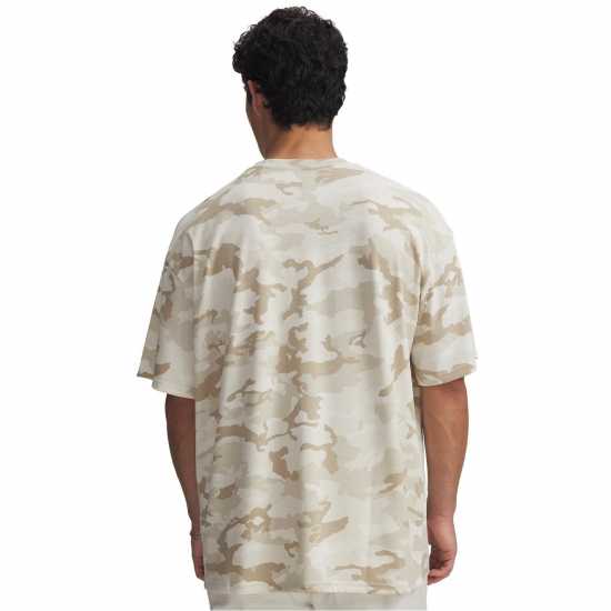 Under Armour Men's Short Sleeve Performance Gym Top Stone/White 