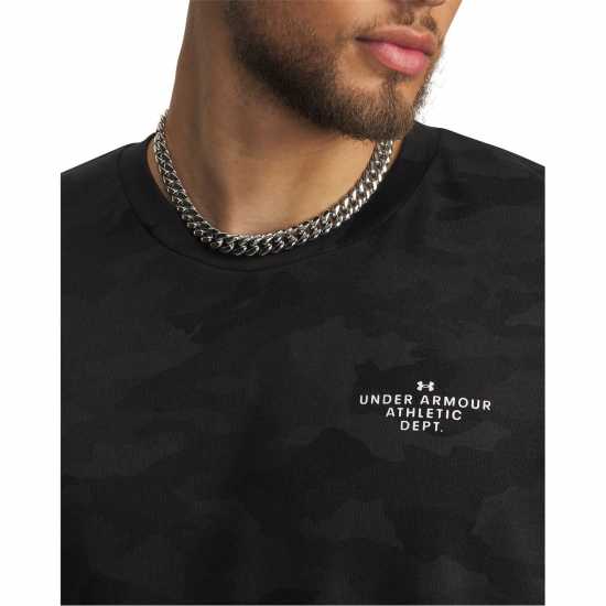 Under Armour Ua Ath Dpt Aop Ss Sn00 Black/White 