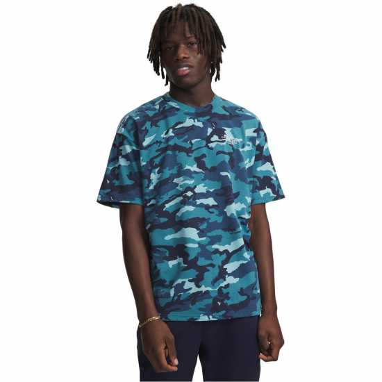 Under Armour Ua Ath Dpt Aop Ss Sn00 Blue/White Under Armour Ua Ath Dpt Aop Ss Sn00 Blue/White