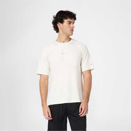 Champion Men's Short Sleeve Performance Gym Top White Дрехи за фитнес