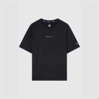 Champion Men's Short Sleeve Performance Gym Top Black Дрехи за фитнес