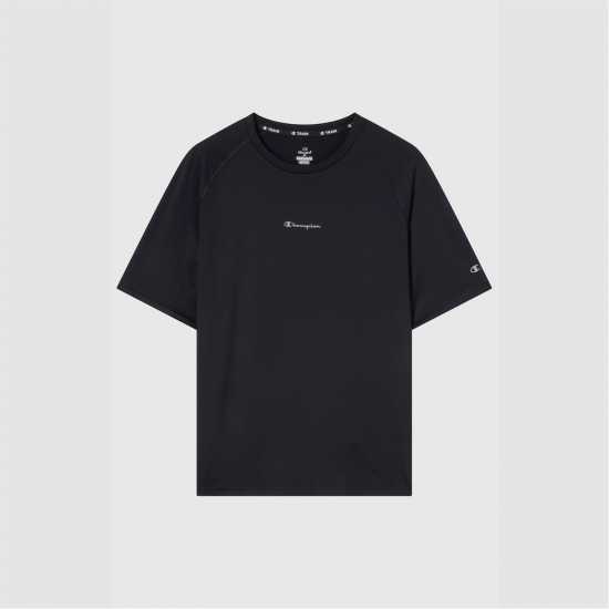 Champion Men's Short Sleeve Performance Gym Top Black Дрехи за фитнес