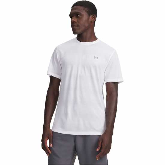 Under Armour Ua Velociti Mens Short Sleeve White/Reflect 