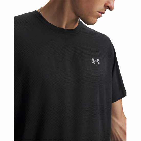 Under Armour Ua Velociti Mens Short Sleeve Black/Reflectiv 