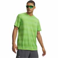 Under Armour Ua Velociti Mens Short Sleeve Lumos Lime/Refl 