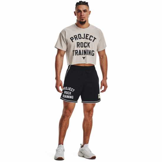 Мъжки тениски и фланелки Under Armour Pjt Rck Cutoff T Sn99 Сиво Under Armour Pjt Rck Cutoff T Sn99 Сиво Мъжки тениски и фланелки