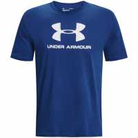 Under Armour M Sports Lgo Ss Sn99 Blue Мъжки ризи
