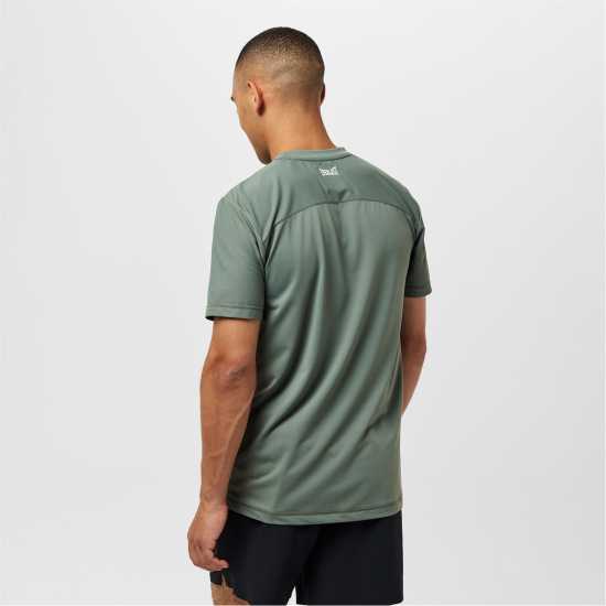 Everlast Stripe Poly T-Shirts Mens Хаки Мъжки тениски и фланелки