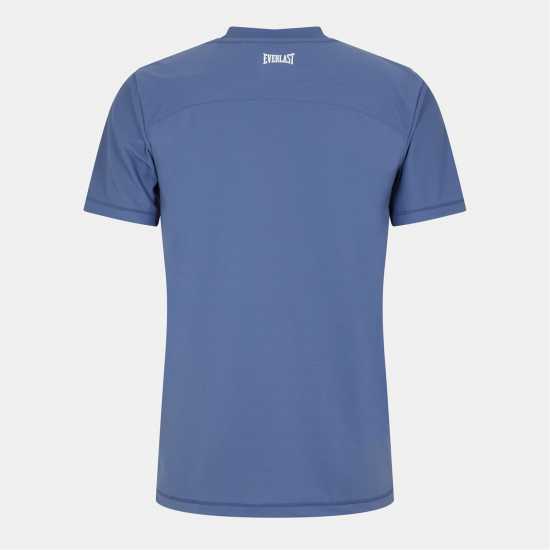 Everlast Stripe Poly T-Shirts Mens Синьо Мъжки тениски и фланелки