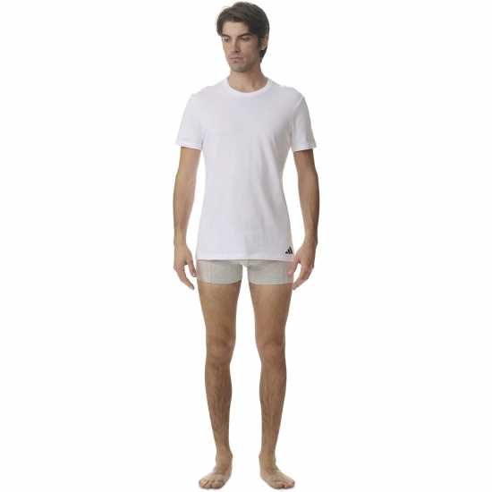 Мъжки тениски и фланелки Adidas 3Pk T-Shirts Sn00 White Adidas 3Pk T-Shirts Sn00 White Мъжки тениски и фланелки