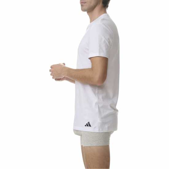 Мъжки тениски и фланелки Adidas 3Pk T-Shirts Sn00 White Adidas 3Pk T-Shirts Sn00 White Мъжки тениски и фланелки