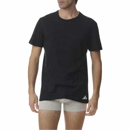 Adidas 3Pk T-Shirts Sn00 Black Мъжки тениски и фланелки