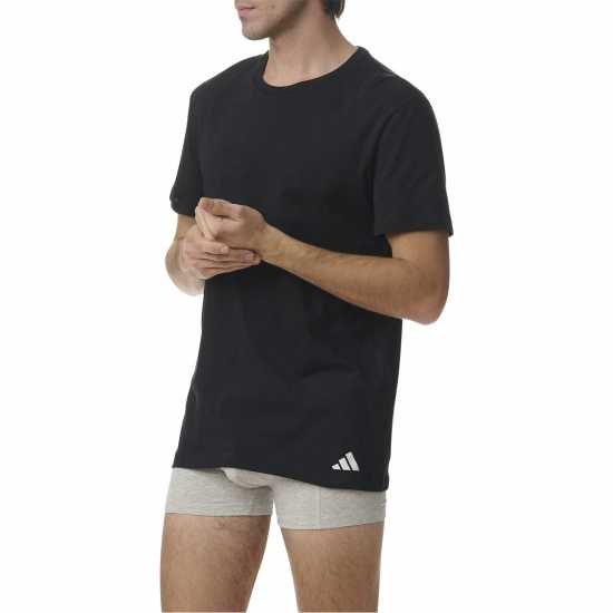 Adidas 3Pk T-Shirts Sn00 Black Мъжки тениски и фланелки