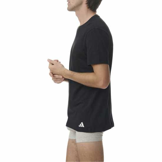Adidas 3Pk T-Shirts Sn00 Black Мъжки тениски и фланелки