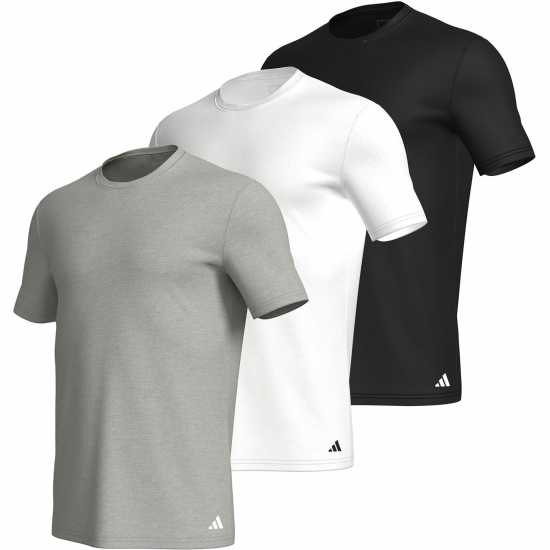 Мъжки тениски и фланелки Adidas 3Pk T-Shirts Sn00 Assorted Adidas 3Pk T-Shirts Sn00 Assorted Мъжки тениски и фланелки
