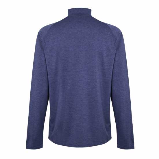 Puma Men's Tad Qz Long Sleeve Performance Gym Top Blue Heather Puma Men's Tad Qz Long Sleeve Performance Gym Top Blue Heather