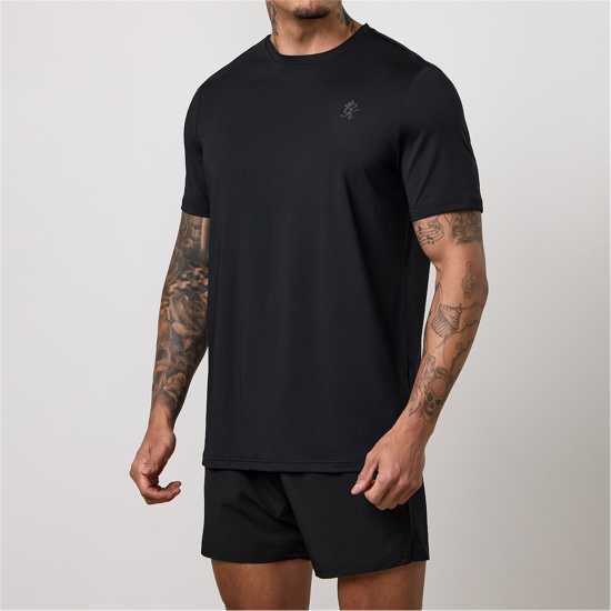 Gym King Gym King Victory Performance Poly Tee - Black Gym King Gym King Victory Performance Poly Tee - Black