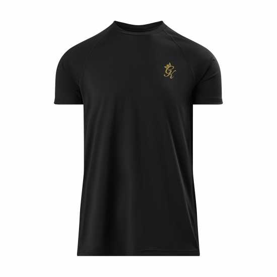 Gym King Gym King Energy Tee Black/Gold Gym King Gym King Energy Tee Black/Gold