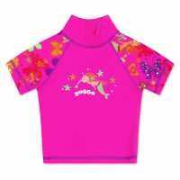 Zoggs Mermaid Flower Sun Top Juniors Zoggs Mermaid Flower Sun Top Juniors