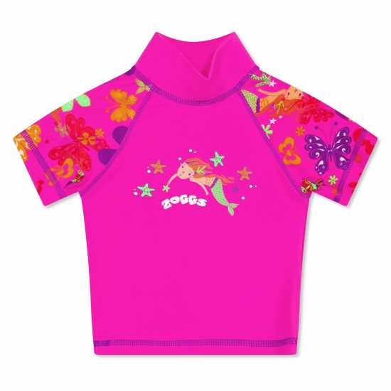 Zoggs Mermaid Flower Sun Top Juniors Zoggs Mermaid Flower Sun Top Juniors