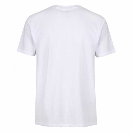 Golds Gym Мъжка Риза Basic Left Chest T-Shirt Mens White Мъжко облекло за едри хора