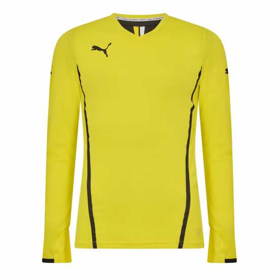 Puma Мъжка Риза (13) King Ls Shirt Mens Yellow 