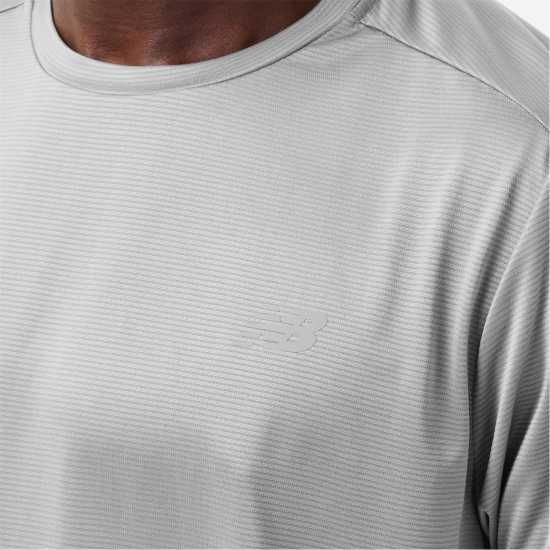 Мъжко Горнище За Бягане New Balance Balance Se Running Top Mens SLATE GREY Мъжки тениски и фланелки