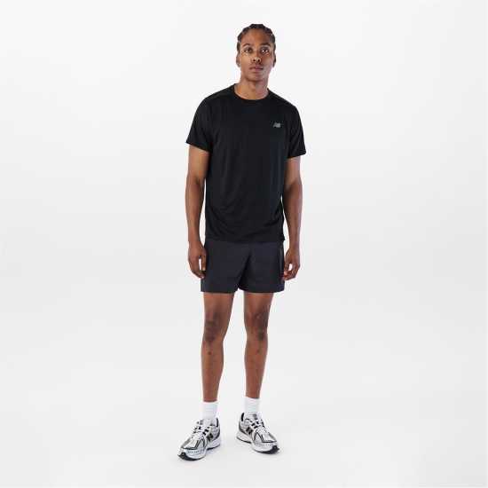 Мъжко Горнище За Бягане New Balance Balance Se Running Top Mens Black Мъжки тениски и фланелки