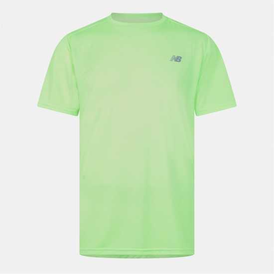 Мъжко Горнище За Бягане New Balance Balance Se Running Top Mens Mint Green Мъжки тениски и фланелки