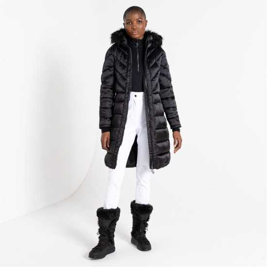 Дамски якета и палта Dare2B Ватирано Яке Dare 2B 2B Supression Longline Insulated Padded Jacket Quilted Womens Черно/Сиящо черно Dare2B Ватирано Яке Dare 2B 2B Supression Longline Insulated Padded Jacket Quilted Womens Черно/Сиящо черно Дамски якета и палта