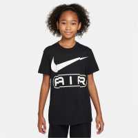 Sportswear Big Kids' (girls') T-shirt Black/White Детски тениски и фланелки
