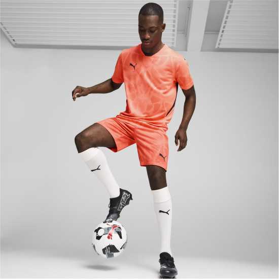 Puma Goalkeeper Short Sleeve Shirt Adults Неоново Слънце Мъжки тениски и фланелки