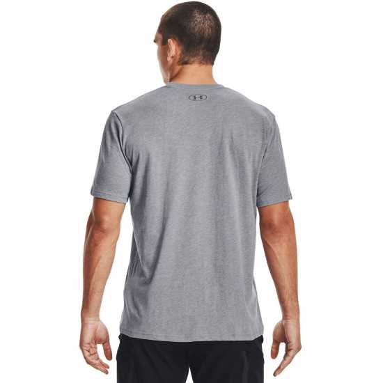 Sale Мъжка Тениска Under Armour Sportstyle T Shirt Mens Grey - Мъжки ризи