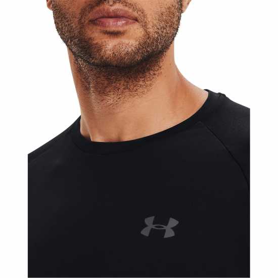 Under Armour Мъжка Риза Tech 2.0 Long Sleeve T-Shirt Mens Черно Мъжки тениски и фланелки