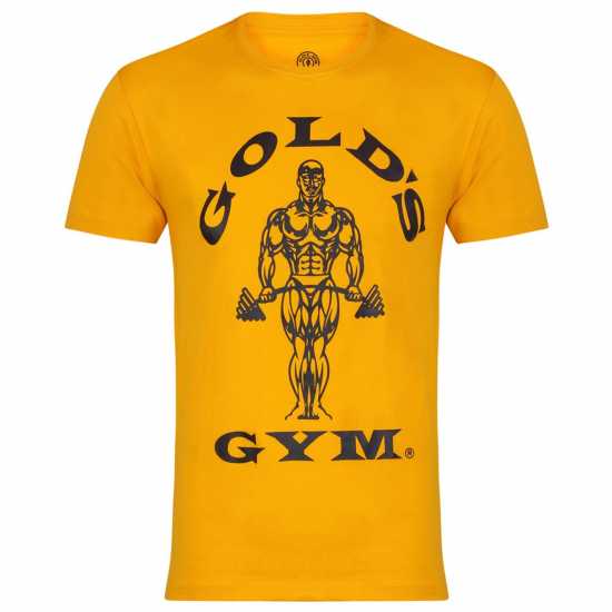 Golds Gym Мъжка Риза Muscle Joe T-Shirt Mens Gold Мъжки ризи