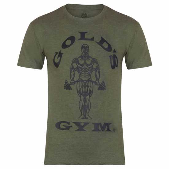 Golds Gym Мъжка Риза Muscle Joe T-Shirt Mens Army Мъжки ризи