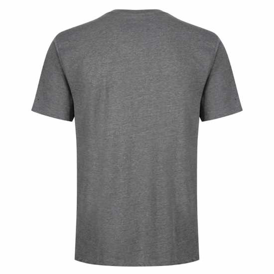 Golds Gym Мъжка Риза Muscle Joe T-Shirt Mens Grey Marl Мъжки ризи