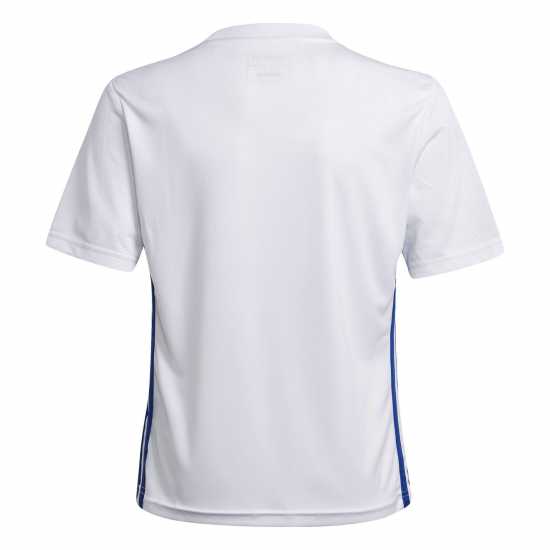 Детски тениски и фланелки Adidas Tabela 23 Jersey Juniors Бяло/Кралско синьо Adidas Tabela 23 Jersey Juniors Бяло/Кралско синьо Детски тениски и фланелки