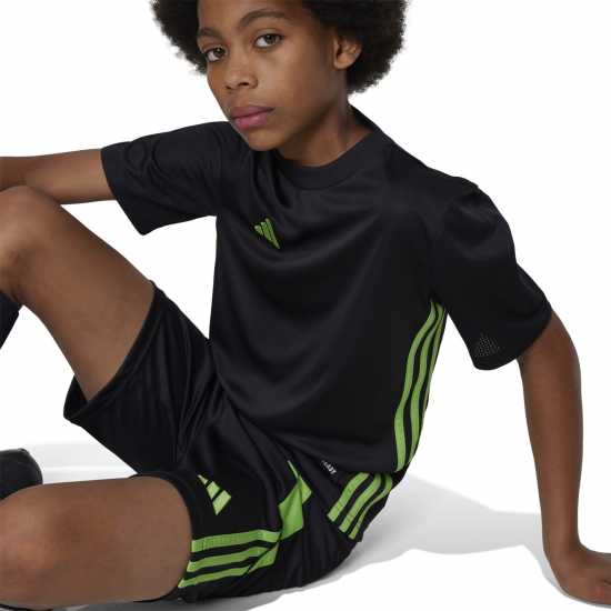 Детски тениски и фланелки Adidas Tabela 23 Jersey Juniors Черно/ Лайм Adidas Tabela 23 Jersey Juniors Черно/ Лайм Детски тениски и фланелки
