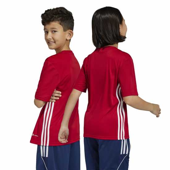 Детски тениски и фланелки Adidas Tabela 23 Jersey Juniors Pwdr Red/Wht Adidas Tabela 23 Jersey Juniors Pwdr Red/Wht Детски тениски и фланелки