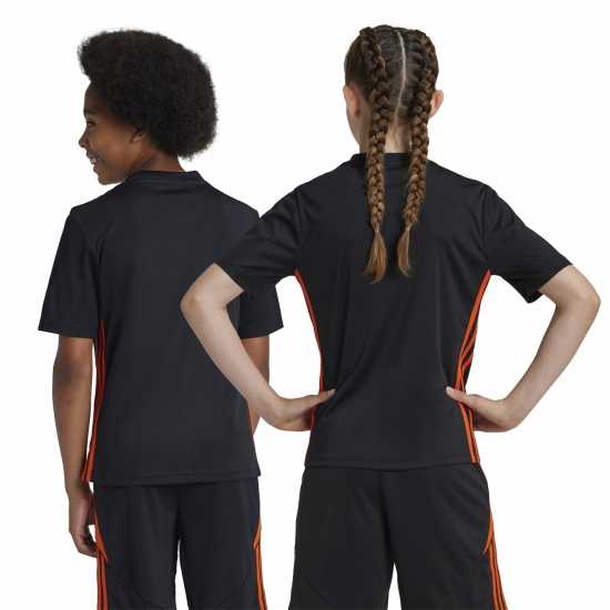 Детски тениски и фланелки Adidas Tabela 23 Jersey Juniors Черно/Оранжево Adidas Tabela 23 Jersey Juniors Черно/Оранжево Детски тениски и фланелки