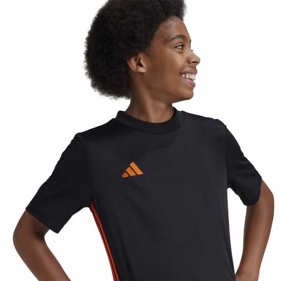 Детски тениски и фланелки Adidas Tabela 23 Jersey Juniors Черно/Оранжево Adidas Tabela 23 Jersey Juniors Черно/Оранжево Детски тениски и фланелки