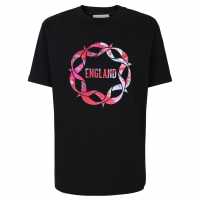 Тениска England Netball England Netball Block Jnr T Shirt  Детски тениски и фланелки