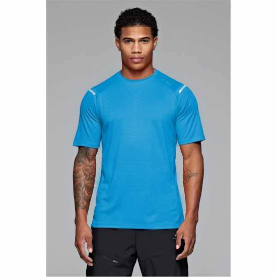 Мъжки тениски и фланелки Altryn Elter Tech T-Shirt Лазурен Altryn Elter Tech T-Shirt Лазурен Мъжки тениски и фланелки