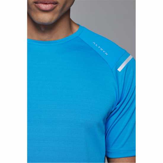 Мъжки тениски и фланелки Altryn Elter Tech T-Shirt Лазурен Altryn Elter Tech T-Shirt Лазурен Мъжки тениски и фланелки