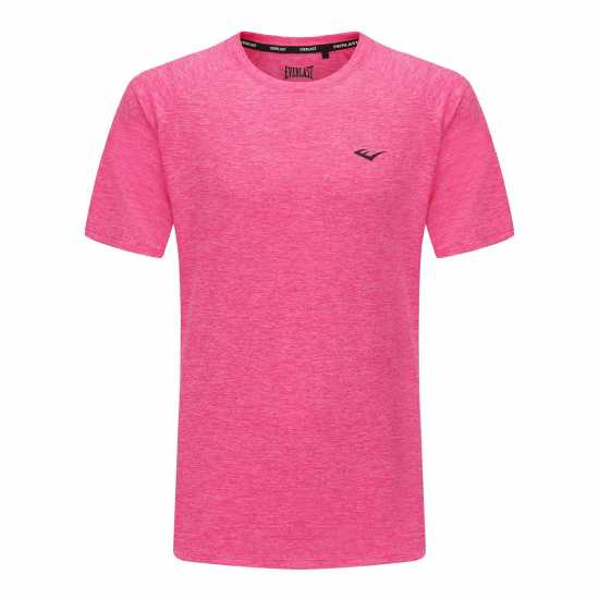 Everlast Flex T-Shirts Mens Розово Марл Мъжки тениски и фланелки