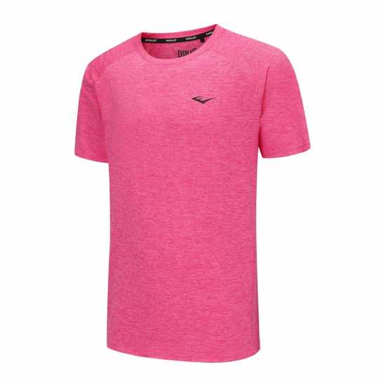 Everlast Flex T-Shirts Mens Розово Марл Мъжки тениски и фланелки