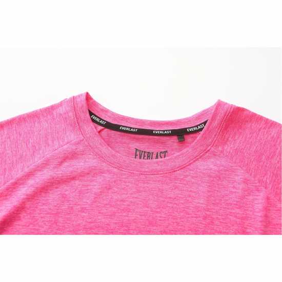 Everlast Flex T-Shirts Mens Розово Марл Мъжки тениски и фланелки