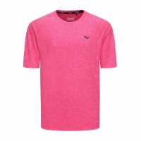 Everlast Flex T-Shirts Mens Pink Marl Мъжки тениски и фланелки
